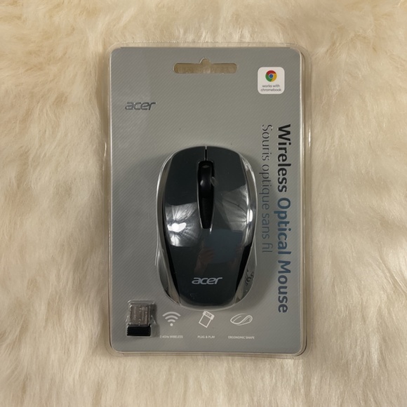 NWT Acer Wireless Optical Mouse/Works With Chromebook - Picture 2 of 10
